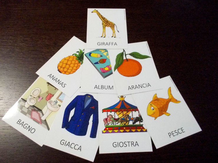 FLASH CARDS - VOCABOLARIO 1° LIVELLO - ababas